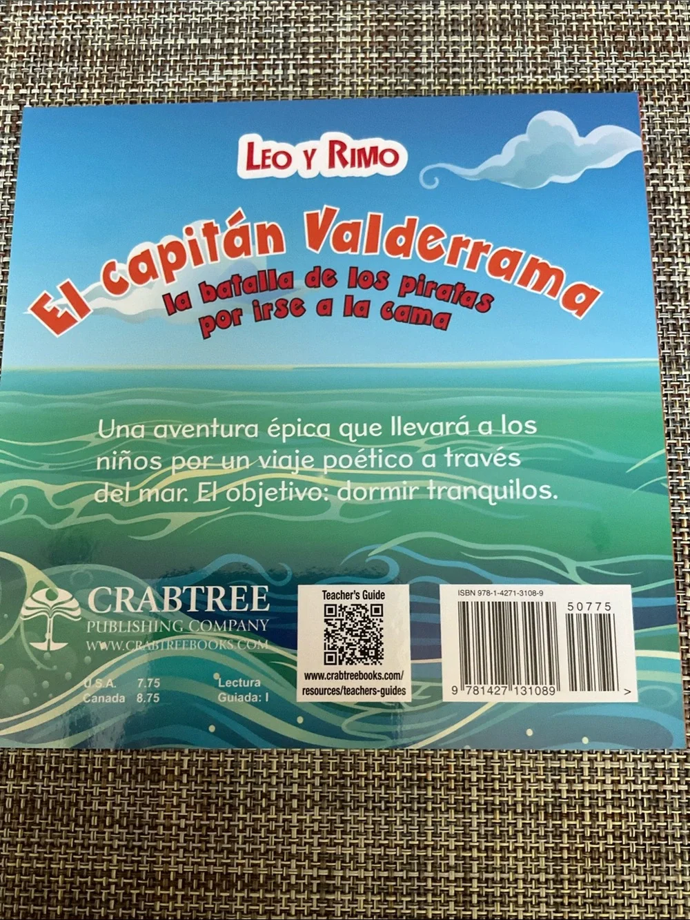 El Capitán Valderrama Pirate Adventure Kids Book -NWT